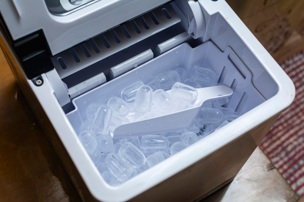 Why is the ice maker freezing up?